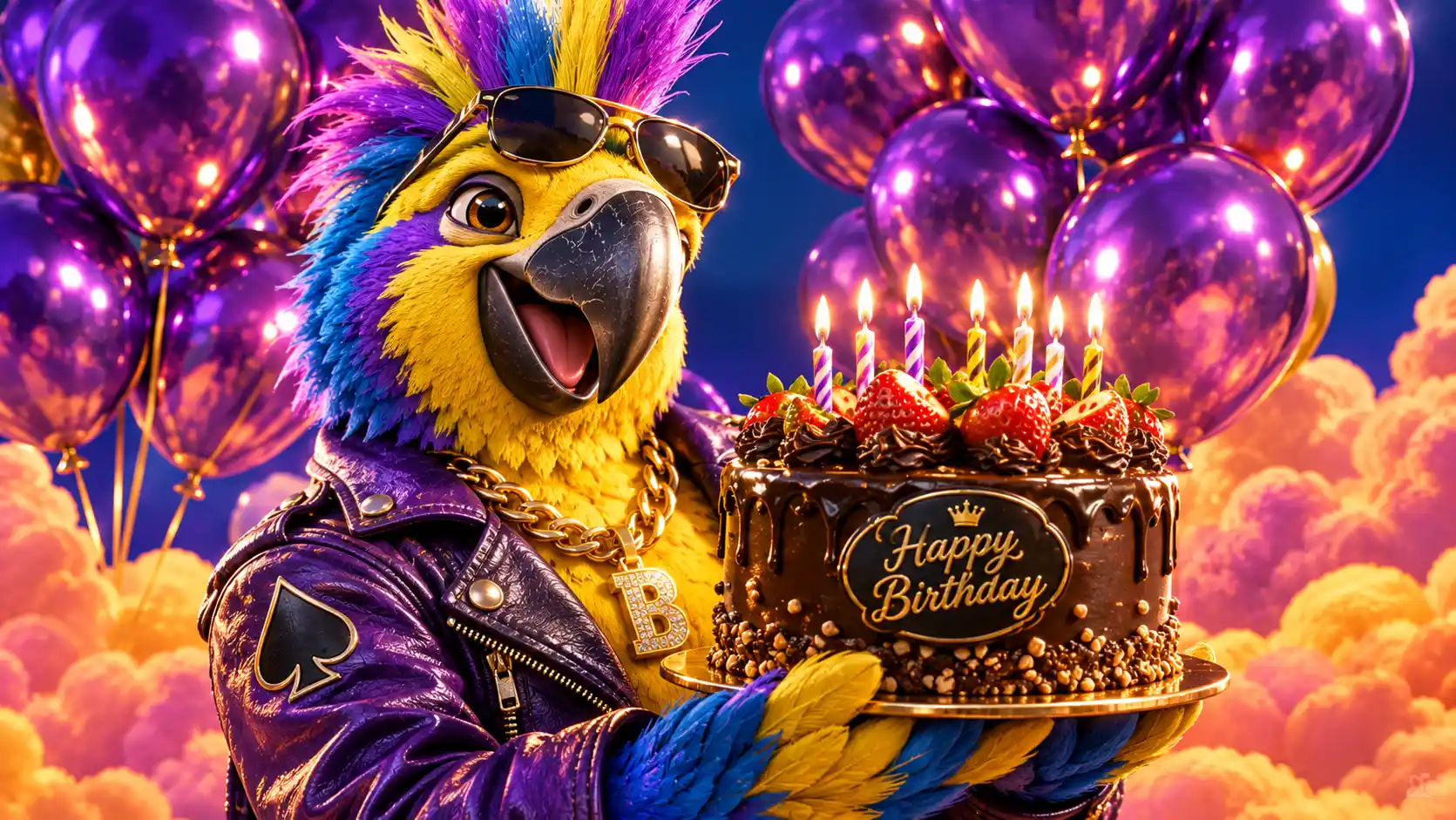 Baner z bonusem urodzinowym w kasynie BirdSpin